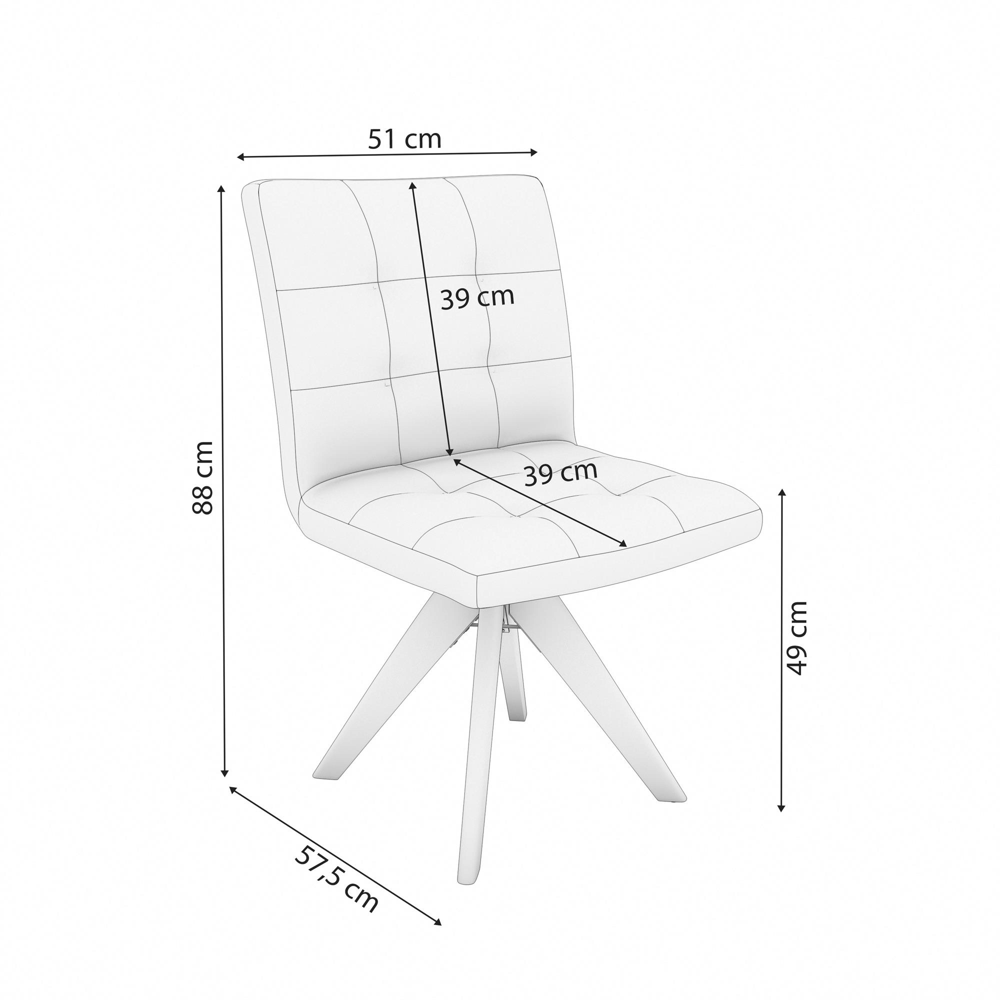 SILLA NICE GRAMUZA DELUXE GRIS CLARO 1C001CA-A027