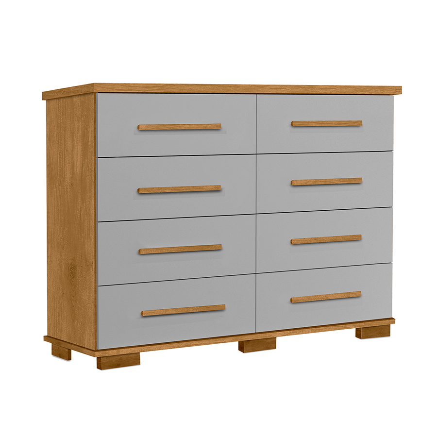 COMODA OMEGA  8 CAJONES JA NAT.