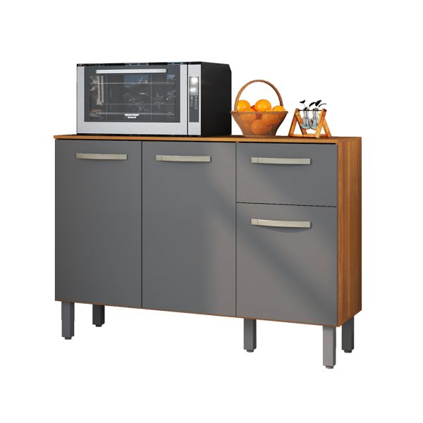 BALCON 1200 C/TAMPO FIO FREIJO/GRAFITO