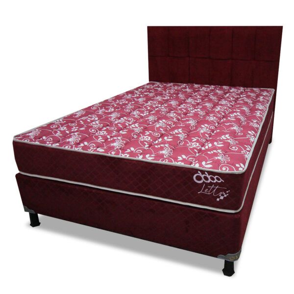 CAMA LETTO MAS 1.20M BORDO