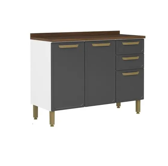 BERTOLINI BELLA BASE TRIPLE 2C C/TAPA GRAFITO 712490253