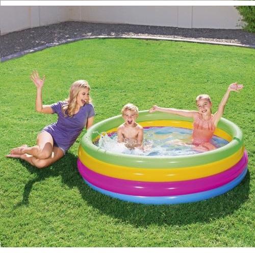 PISCINA INFLABLE ARCOIRIS 522 LTS BESTWAY