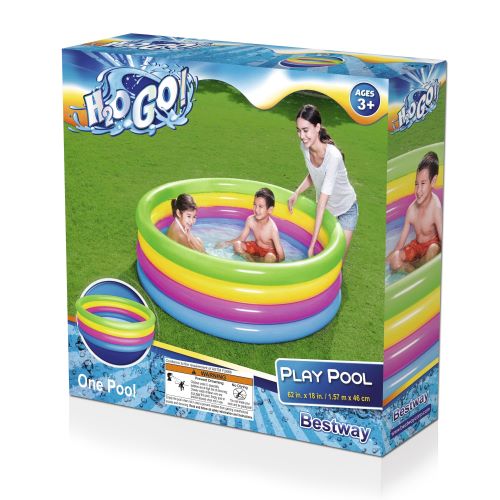 PISCINA INFLABLE ARCOIRIS 522 LTS BESTWAY