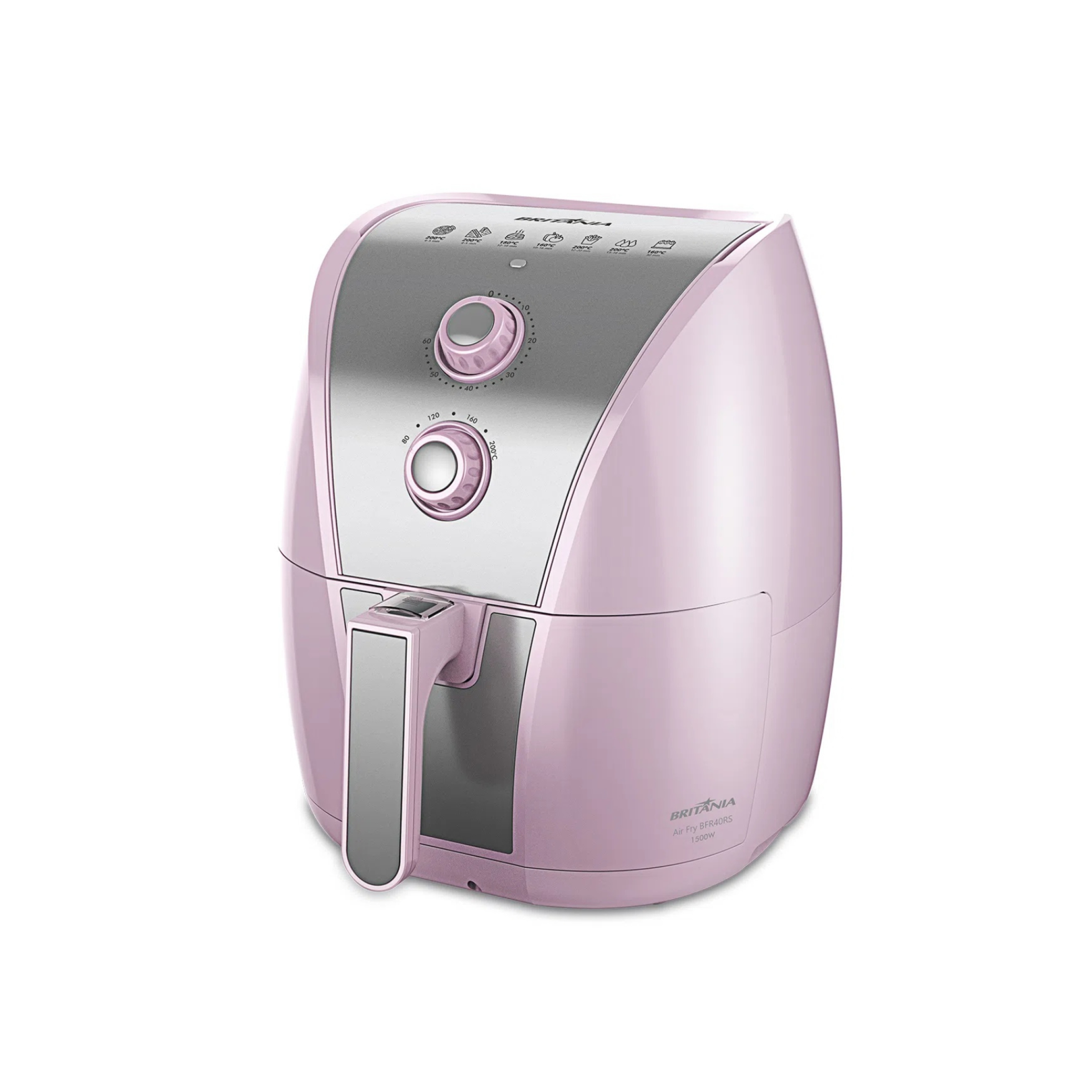 FREIDORA BRITANIA AIR FRY BFR40RS 5L ROSADO/GRIS