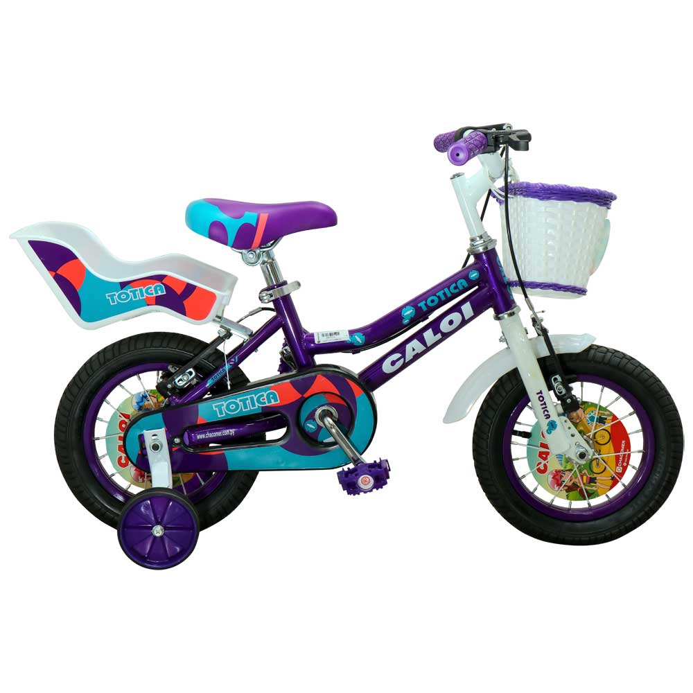 BICI.CALOI NEW TOTICA 12" P/NENA LILA 4101701L