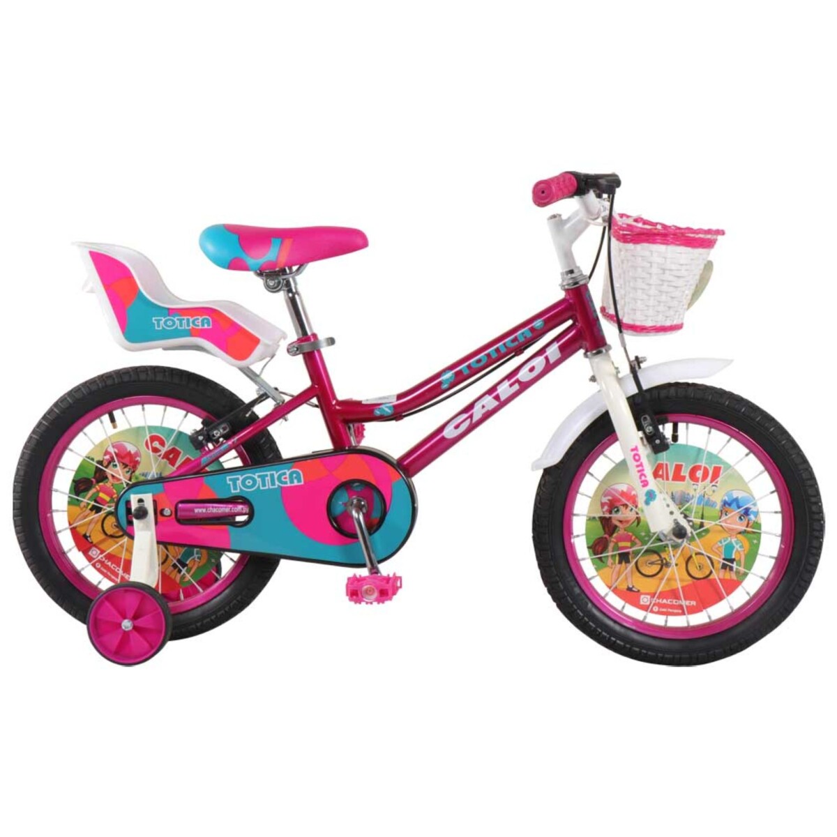 BICI.CALOI NEW TOTICA 12" P/NENA ROSA 1701RO