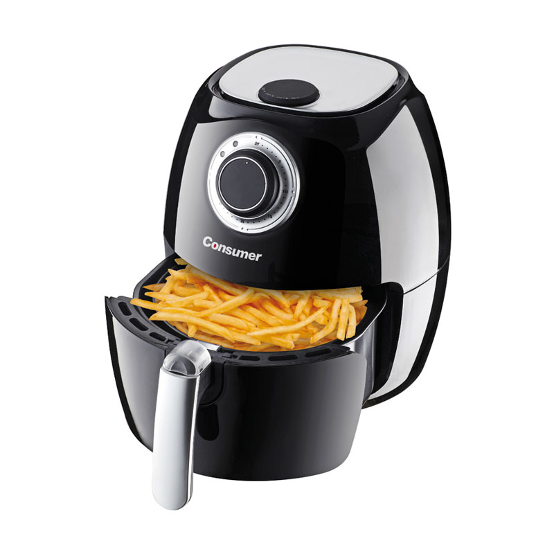 FREIDORA DE AIRE CONSUMER 2,6L NEGRO