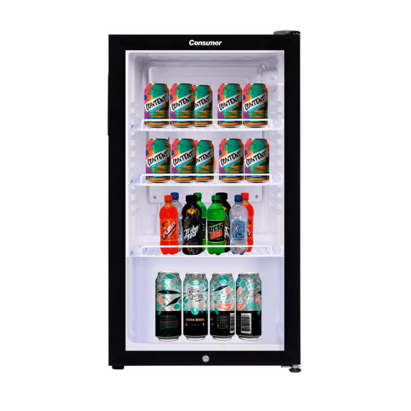 MINI VISICOOLER CONSUMER 120 L NEGRO