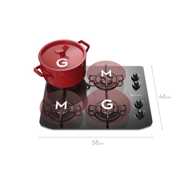 ANAFE ELECTROLUX 4H GC58V