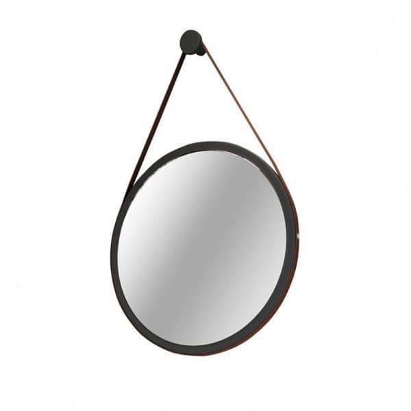 ESPEJO DECORATIVO HB 67CM C/CINTA(8060)NEGRO FOSCO 25867