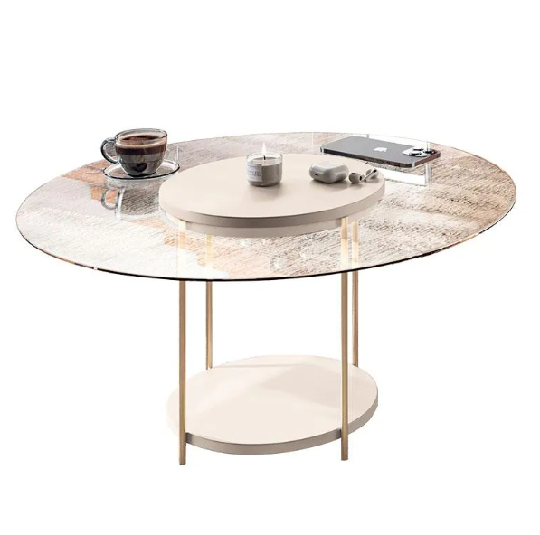 HB MESA CENTRO SKY (5332) C/VIDRIO OFF WHITE [31808]