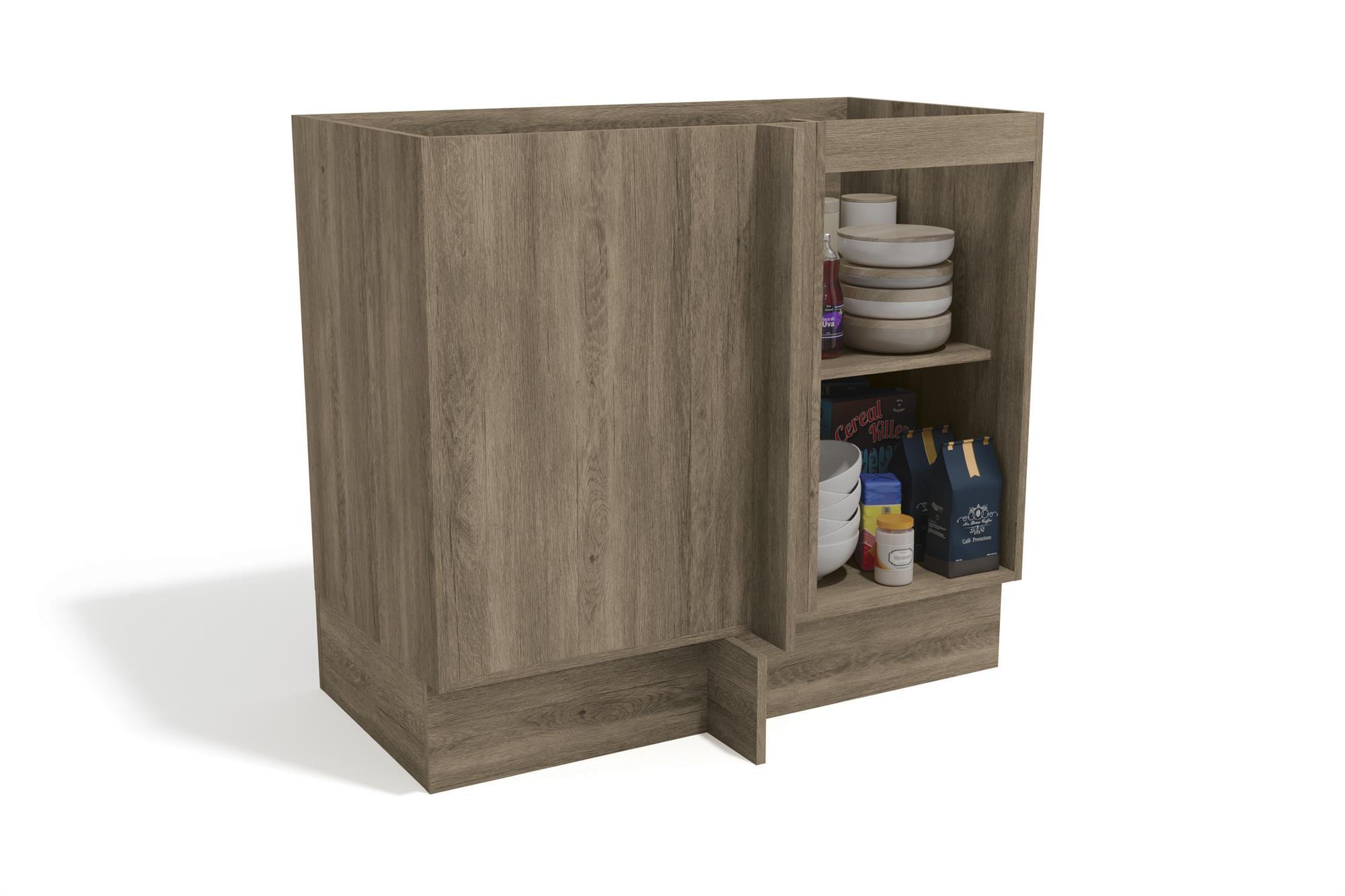 KAPPESBERG MAXXI BALCON ESQ. 98X59CM 1P(G748-NO)NOGAL