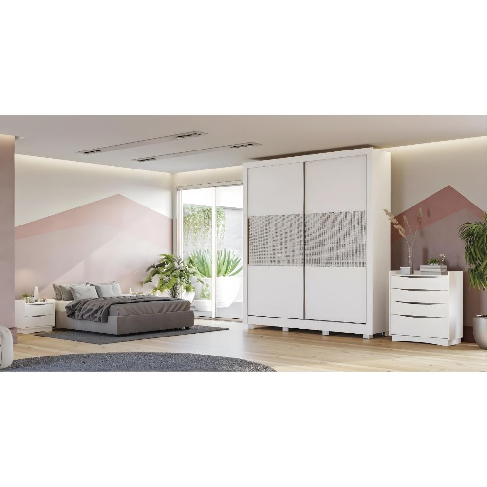 KAPPESBERG DORM. ROPERO 2P CORRED.3G(CBPM552-BR)BL