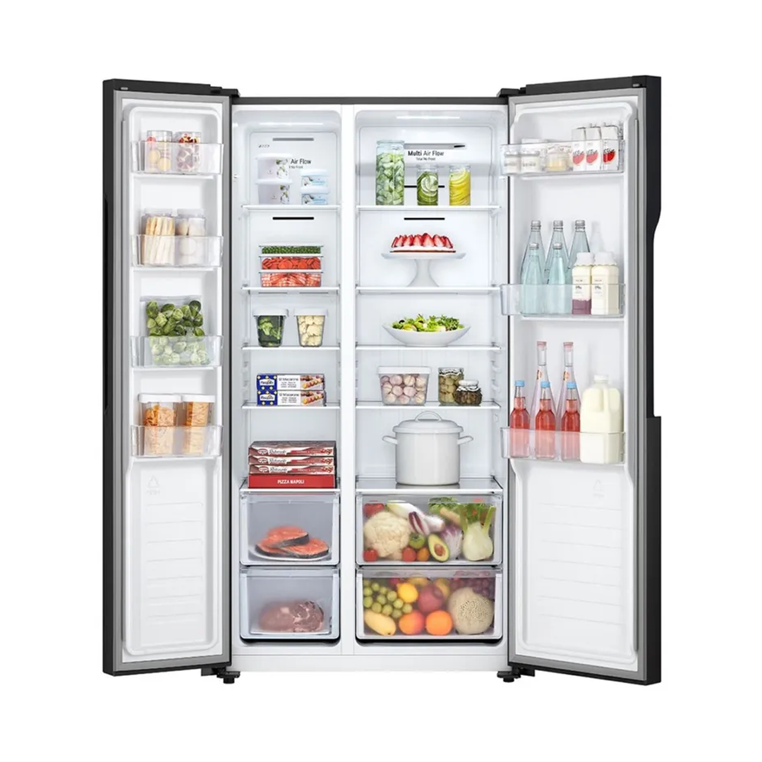 HELADERA LG 509L GS51MPD NEGRO SIDE BY SIDE