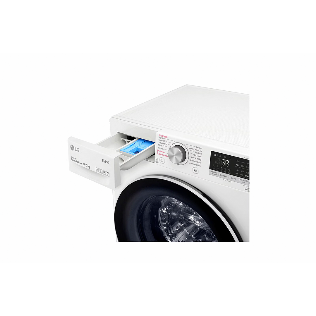 LAVASECADORA LG 9/5KG WD9WVC4S6 BLANCA