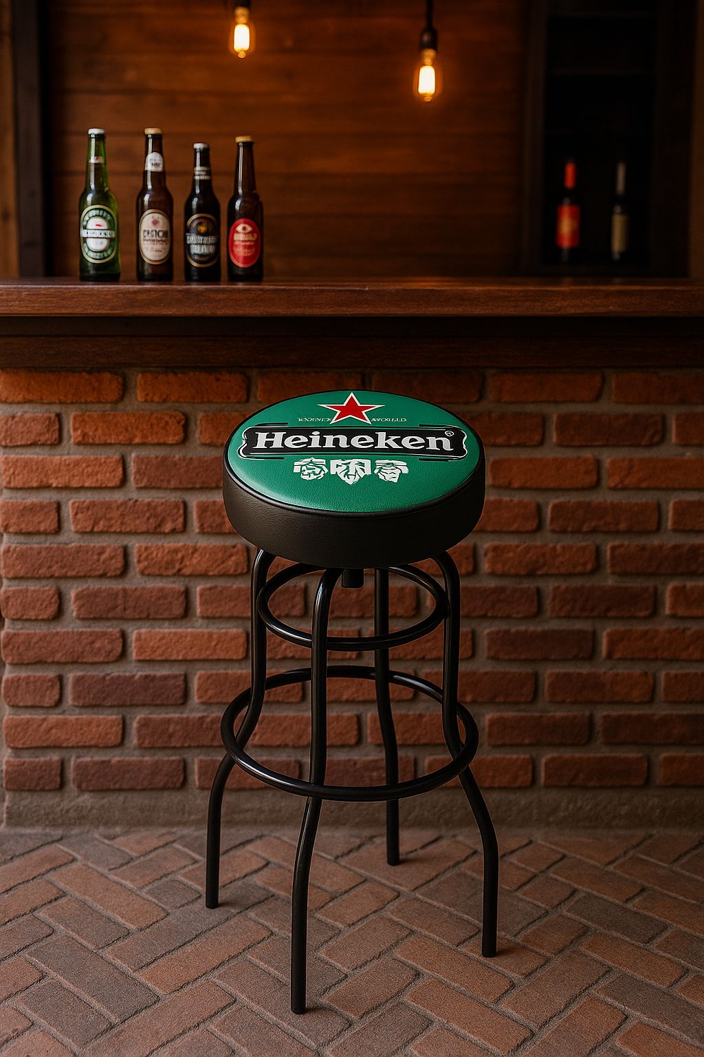 BUTACA ALTA HEINEKEN NEGRO