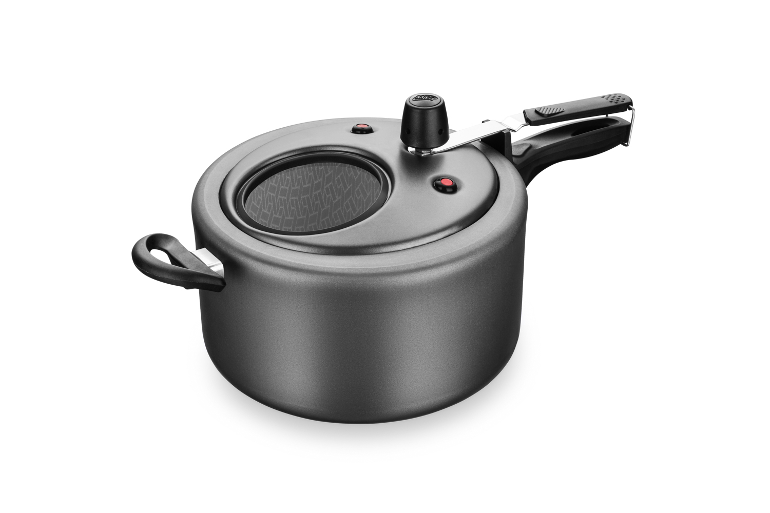 OLLA DE PRESION MTA SUPERIOR GRAFITO 6L VISAO