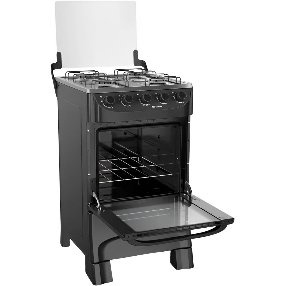 COCINA MUELLER 4H MFI4BA NEGRO-MODERATTO A GAS