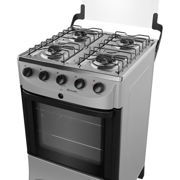 COCINA MUELLER 4H MFI4BB TITANIO