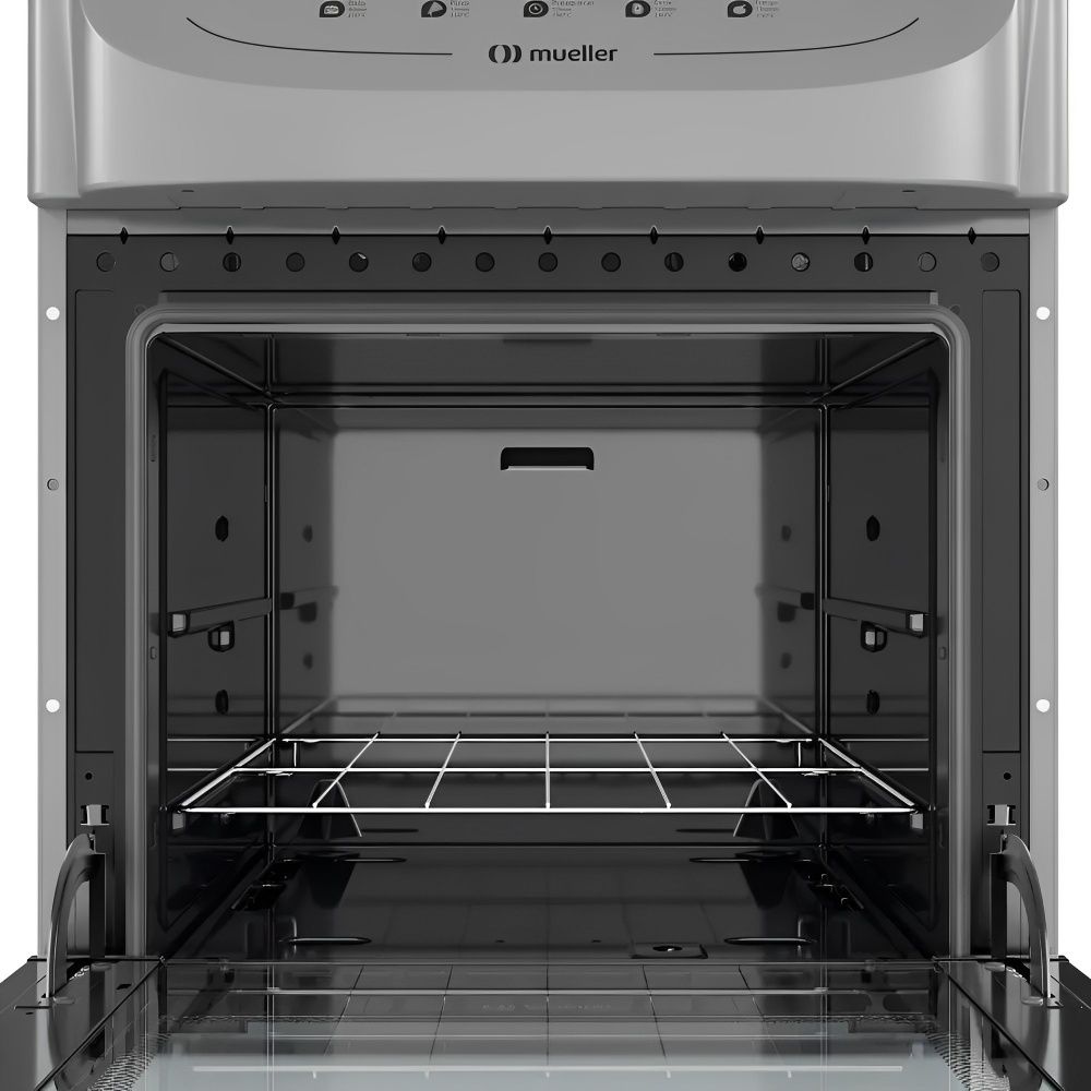 COCINA MUELLER 4H MFV4BB TITANIO-FRATELLO VETRO[2371]
