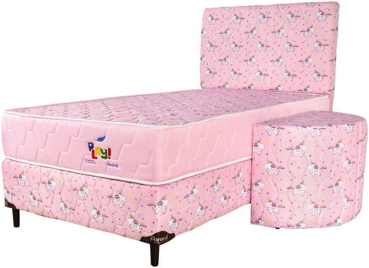 JUEGO DE DORMITORIO PLAY 1,00X1,90M UNICORNIO