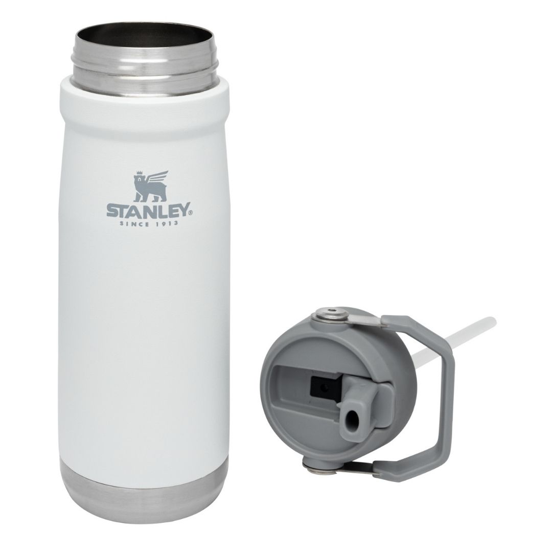 BOTELLA TERMICA STANLEY C/PICO 650 ML BLANCO POLAR