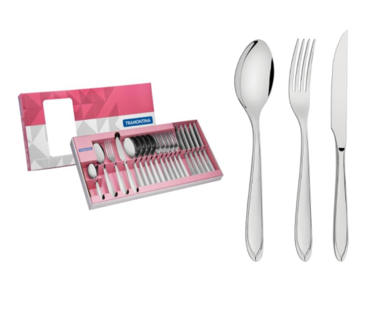 JGO.DE CUBIERTOS TRAMONTINA LAGUNA 24P 840 T669067